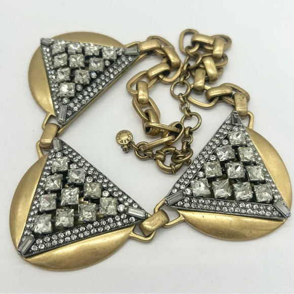 J. Crew Jeweled Medallion Necklace - Picture 2 of 3